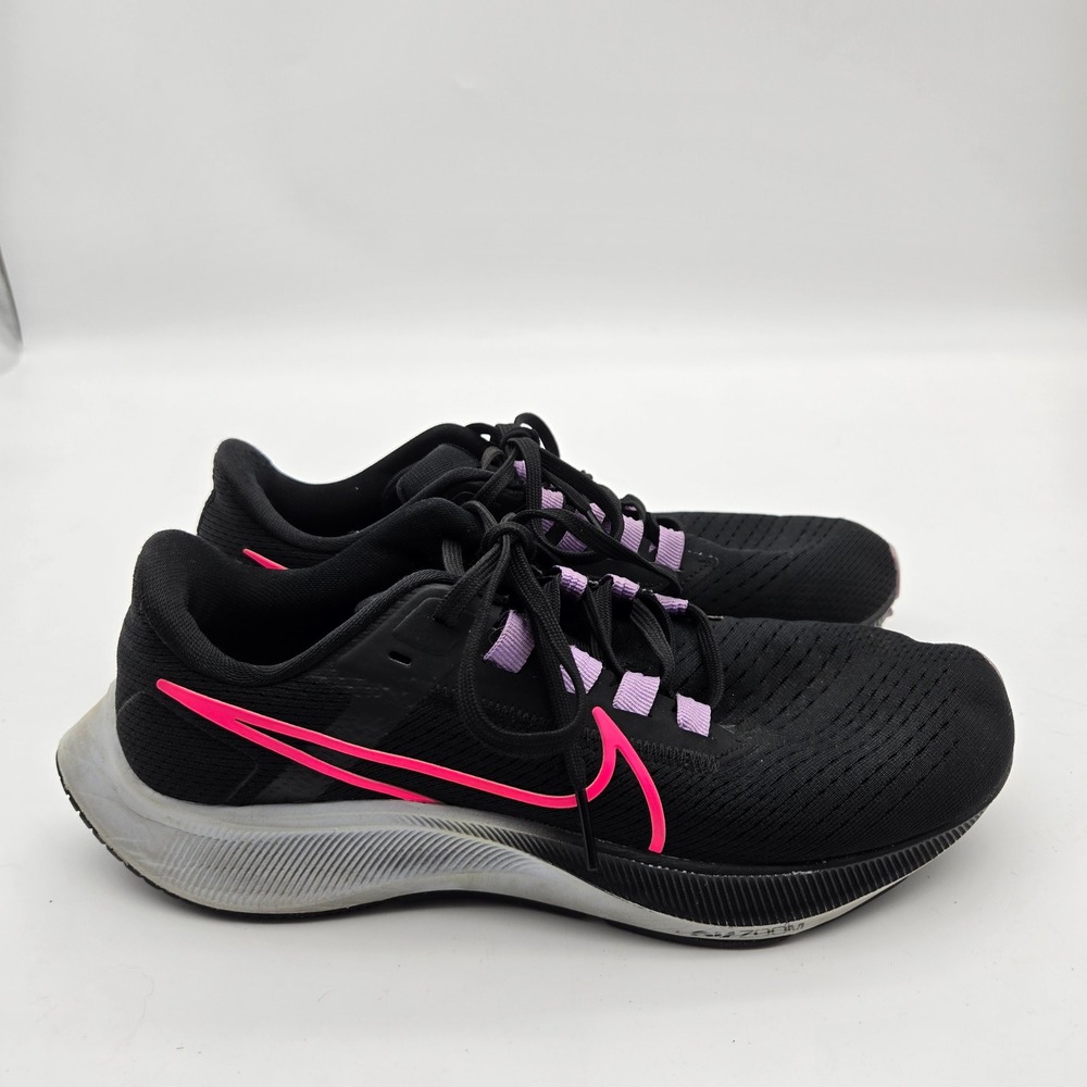 Nike Womens Black Air Zoom Pegasus 38 Athletic Running Shoes 7.5